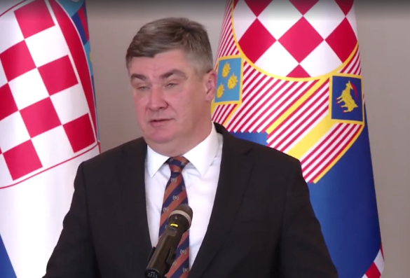 Zoran Milanović-HRT-Snimka zaslona Predsjednik Zoran Milanović
