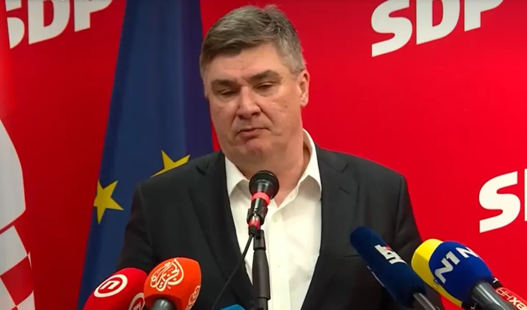 Predsjednik Zoran Milanović, SDP