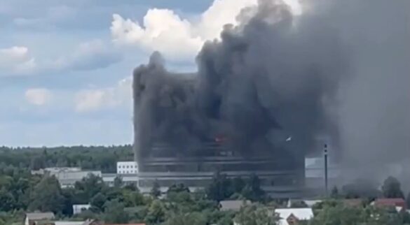 moskva zgrada požar