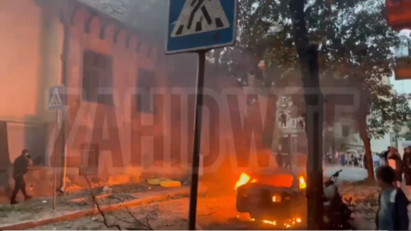 Ruski zračni napada na Lavov-X-video-Snimka zaslona 2024-09-04 130528
